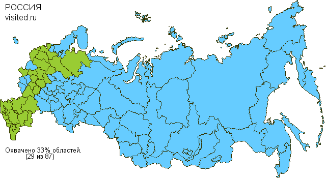 Travel Map Bedouins MCC in Russia